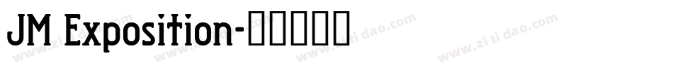 JM Exposition字体转换